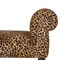 Homeroots 40in Brown Genuine Leather and Solid Wood Upholstered Bench 723438 - alternate 7