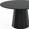 Homeroots 52" Black Solid Wood Pedestal Base Round Top Dining Table 721063 - alternate 4