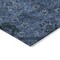 Homeroots 9' X 12' Navy Blue And Denim Blue Floral Washable Indoor Outdoor Area Rug 588898 - alternate 4