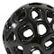 Homeroots Set of Two Black Aluminum Hand Painted Decorative Orbs, 2PK 722458 - alternate 2