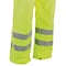 Game Workwear Hi-Vis Rain Pants, 100% Polyester Coated Fabric, Elastic with Inside Drawstring Closure, Size S 1450 - alternate 2