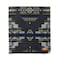 Homeroots Forest Green and Blue Tribal Print Throw Blanket 470424 - alternate 4