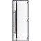Vdomdoors Front Exterior Prehung Steel Door Ronex1011 Grey 96 Stainless Inserts Entry Metal Modern Painted RONEX1011EXD-GRE-W36xH96-LH-I - alternate 1