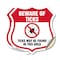 Signmission Beware Of Ticks Shield Sign Ticks May Be, 4 inch X 4 inch, Vinyl Decal, 2PK SHI-D-2PACK-4-362 - alternate 1