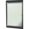 Ghent Enclosed Bulletin Board 42-1/8x27.75", 1 Door SILH20476 - alternate 1