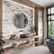 Apollo Tile Beige 11.5 in x 11.5 in Recycled Glass Matte Floor and Wall Subway 9.18 sqft/case, 10PK APLNNR8810BRA - alternate 3