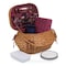 Picnic Time Family Of Brands Highlander Picnic Basket, Red & Blue Tartan Pattern 302-55-401-000-0 - alternate 1