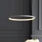 Jonathan Y Brice 15.75" Modern Contemporary Metal Round Dimmable Integrated LED Pendant, Gray JYL7202E - alternate 8