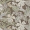 Homeroots 3' X 5' Brown Beige And Olive Green Botanical Leaves Washable Indoor Outdoor Area Rug 618394 - alternate 6