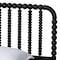 Baxton Studio Lucera Mid-Century Black Twin Size Bobbin Bed 257-14012-ZORO - alternate 6