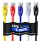 Maximm 3ft Cat6 Round LAN Patch Cable, 5PK, Multicolor, 5PK CAT63FT5PKMULTI - alternate 1