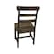 Homeroots Set of Two Dark Brown Wood Ladder Back Dining Side Chairs 522052 - alternate 4