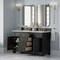 James Martin Vanities Brookfield 60" Double Vanity, Black Onyx, w/ 3 CM Siberian Silestone Top w/FreePower Wireless Charger 547-V60D-BKO-FSFR - alternate 5