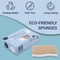 Happimess Natural Plant Based Non-Scratch Sisal Hemp/Cellulose Scrubbing Dish Sponge, Beige/White, 12PK WPE2000A-12SET - alternate 4