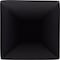 Designperfect 1-3/16 Overall Length Square Cabinet Knob, Matte/Flat Black, 10PK DPA10S94KBLK - alternate 2