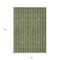 Homeroots 5' X 8' Olive Green And Ivory Striped Washable Indoor Outdoor Area Rug 595884 - alternate 8