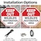 Signmission Keep Out Wildlife Restoration Area, 10 Inch X 10 Inch, Plastic Sign OC-P-10-344 - alternate 4