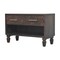Homeroots 34in Brown Solid Wood Storage Bench With Shoe Storage 723443 - alternate 8