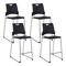 Office Star Products DC Series Tall Stacking Chair, Black DC8309C4-3 - alternate 1