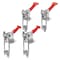 Powertec Toggle Clamps, Adjustable U Bolt Latch, Antislip Hand Grip 334 & 40344, 4PK 20344N - alternate 1