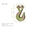 Mytee Products G70 1/2 in Grab Hook with Pins Grade 70 Transport, 20PK GH12x20 - alternate 4