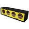 Deejay Led For 12-in Four Horn Side Speaker Enclosure YELLOW carpet cloth colored D12H4YELLOWSIDE - alternate 1