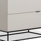 Homeroots 32" Grey Manufactured Wood Three Drawer Chest 473090 - alternate 2