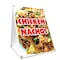Signmission Chicken Nachos, 36 Inch x 24 Inch A-frame Yard Sign, Plastic Sign SBC-2436-Chicken Nachos - alternate 1