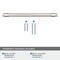 Amerock Destine 6-5/16 inch 160mm Center-to-Center Polished Nickel Cabinet Pull BP36860PN - alternate 3