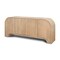 Homeroots 72in Natural Solid Wood Ribbed Texture Sideboard With Four Doors 611026 - alternate 1