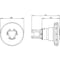 Siemens EMERGENCY STOP mushroom pushbutton, illuminable, 22 mm, round 3SU1051-1JB20-0AA0-ZY19 - alternate 2