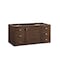 James Martin Vanities Amberly 48" Sgl Vanity, Mid-Century Walnut, w/3 CM Siberian Silestone Top w/FreePower WirelessCharger 670-V48-WLT-FSFR - alternate 4