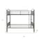 Homeroots Silver Full Over Full Metal Bunk Bed 286166 - alternate 4