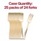 Smarty Had A Party Shiny Metallic Gold Mini Plastic Disposable Tasting Forks (600 Forks), 600PK 780-G-CASE - alternate 9