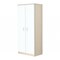 Homeroots White Finish Wood Armoire with Two Doors 249844 - alternate 2
