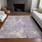 Homeroots 8' X 10' Lavender And Ivory Abstract Washable Indoor Outdoor Area Rug 600105 - alternate 7