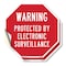 Signmission Warning Protected by Electronic Sur, 4 inch X 4 inch, Vinyl Decal, 2PK OC-D-2PACK-4-332 - alternate 1