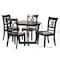 Baxton Studio Penny Dining Set, 5-Piece, Sand 269-10760-10898-ZORO - alternate 5