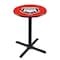 Holland Bar Stool Co 36" Blk Wrinkle Georgia "Bulldog" Pub Table, 36" dia. Top L211B3636GA-Dog - alternate 1