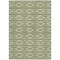 Homeroots 3' X 5' Green And Ivory Geometric Washable Indoor Outdoor Area Rug 599616 - alternate 7