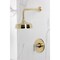 Kingston Brass Single-Handle Pressure Balanced Shower Faucet, Brushed Brass KB6337CMLSO - alternate 5