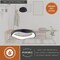 Vaxcel Bowen 1-Light Black Contemporary Chandelier, Frosted Shade, LED Pendant Fixture H0310 - alternate 5