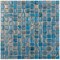 Apollo Tile Celestial 12in x 12in Glossy Yale Blue and Gold Glass Mosaic Wall and Floor Tile 20 sqft/case, 10PK APLST88BL535A - alternate 1