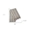 Homeroots 39" X 71" Gray Cotton Plain Weave Striped Turkish Towel Throw Blanket with Tassels 521287 - alternate 6