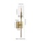 Jonathan Y Cato 4.5" 1-Light Bohemian Farmhouse Iron/Glass LED Vanity, Brass Gold/Clear JYL7805C - alternate 7