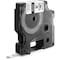 Dymo Rhino Permanent Poly Industrial Label Tape, 0.75" x 18 ft, White/Black Print 18484 - alternate 2
