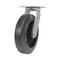 Vestil Rubber Swivel Caster 8 In. Diameter x 2 In. Width 551 Lb. Capacity Black CST-VE-8X2MR-S - alternate 1