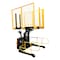 Vestil Steel Portable Pallet Inverter With Cage 32-76 IN. Fork Opening 3,000 Lb. Cap, Yellow/Black PI-P-SL-3276-PRSR - alternate 7