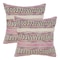 Homeroots Set of Two Pink Striped Cotton Throw Pillow With Fringe, 2PK 554574 - alternate 7