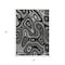 Homeroots 3' X 5' Black And Ivory Geometric Washable Indoor Outdoor Area Rug 631371 - alternate 4